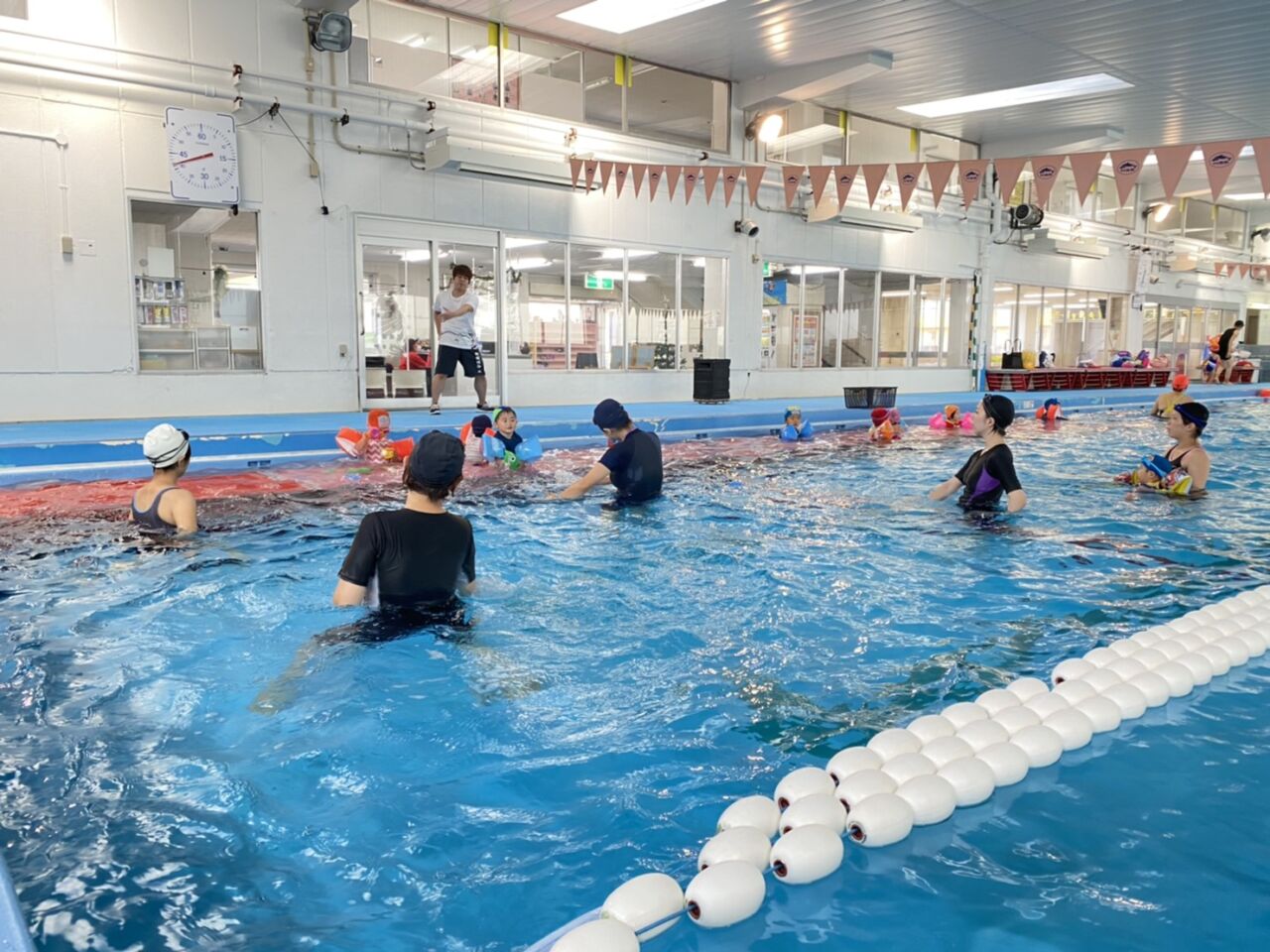 ベビーコース 水中エアロビクス 原校ブログ はるおかスイミングスクール